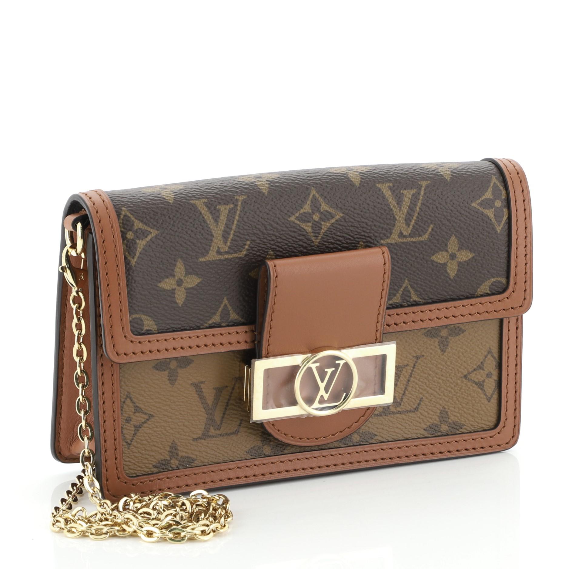 lv dauphine chain wallet