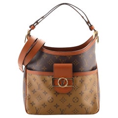 Louis Vuitton Dauphine Hobo Reverse Monogram Canvas PM