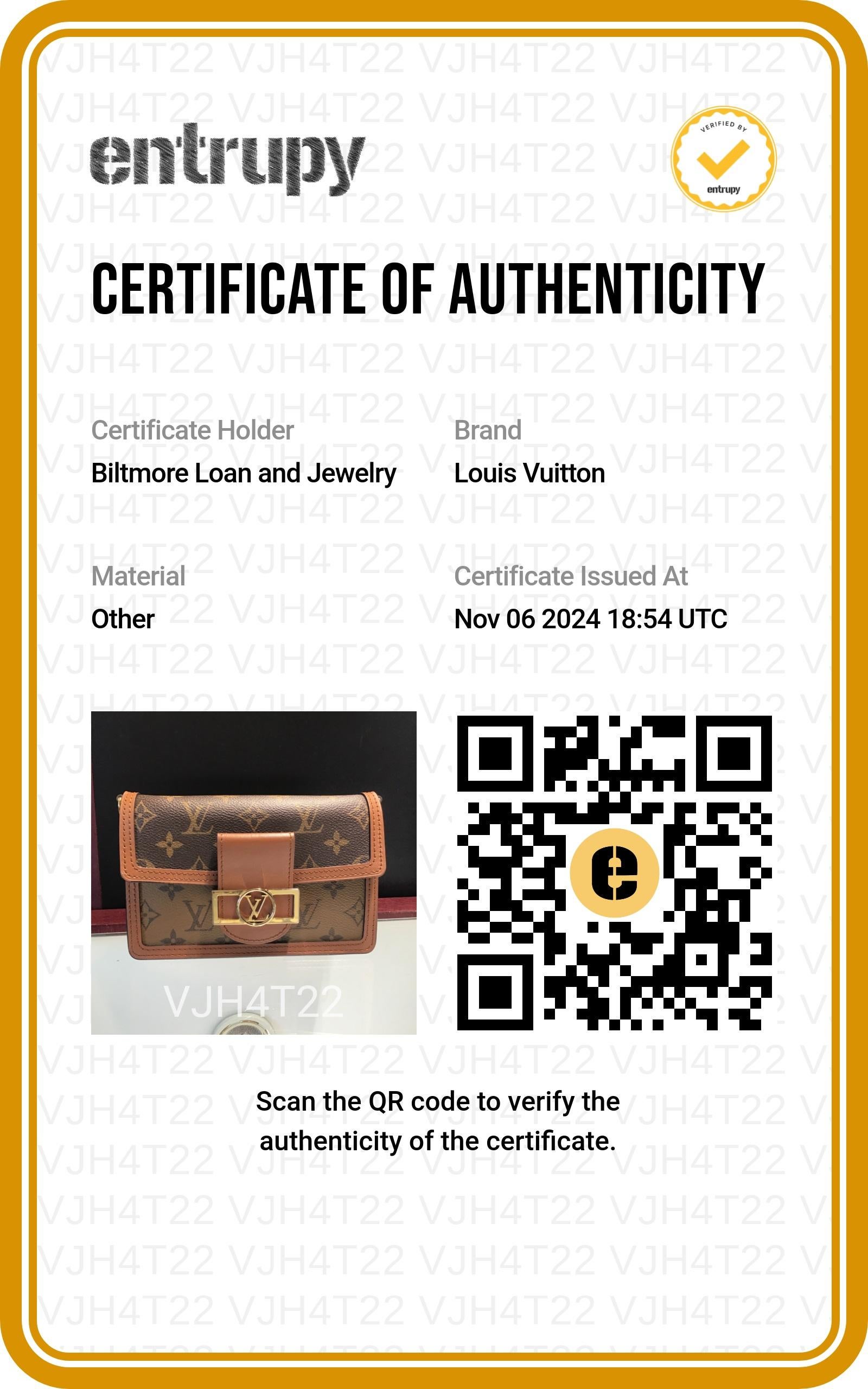 Louis Vuitton Dauphine Reverse Monogram Chain Wallet 3