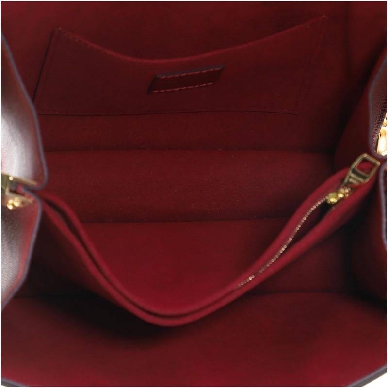 Louis Vuitton Dauphine Shoulder Bag Calfskin MM In Good Condition In NY, NY