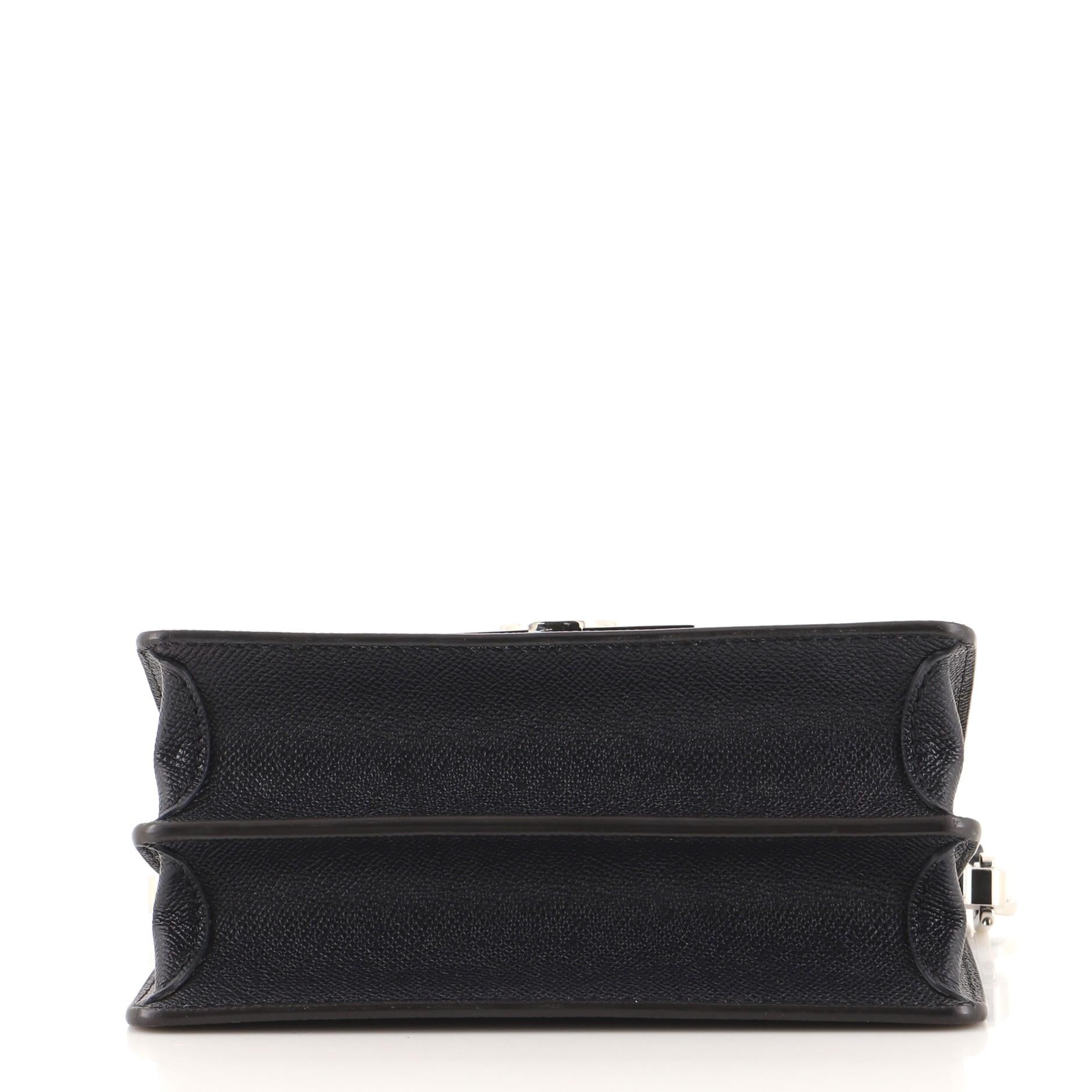 Black Louis Vuitton Dauphine Shoulder Bag Damier Monogram LV Pop Canvas Mini