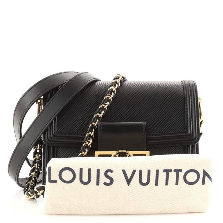 Louis Vuitton Mini Dauphine Black EPI