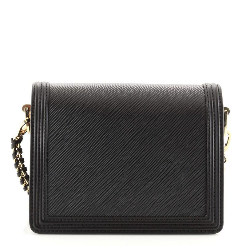 Black Louis Vuitton Dauphine Shoulder Bag Epi Leather Mini