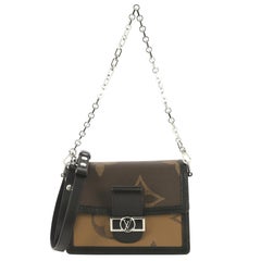 Louis Vuitton Dauphine Shoulder Bag Limited Edition Reverse Monogram Giant MM