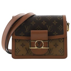 Louis Vuitton Dauphine Shoulder Bag Reverse Monogram Canvas Mini