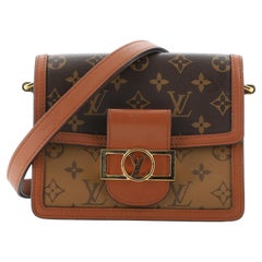  Louis Vuitton Dauphine Shoulder Bag Reverse Monogram Canvas Mini
