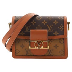 Louis Vuitton Dauphine Shoulder Bag Taurillon Leather Mini at 1stDibs