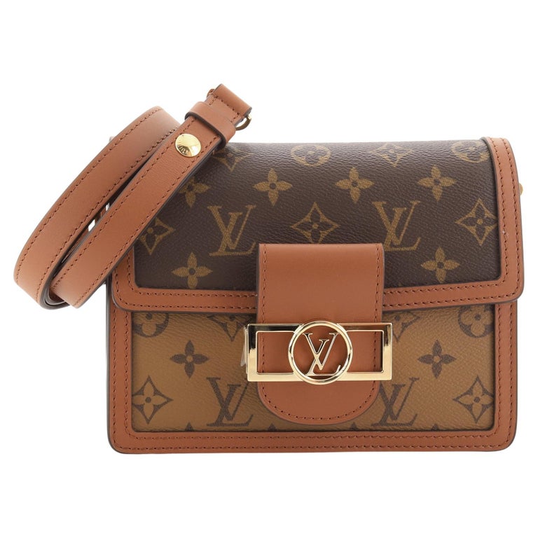 Louis Vuitton Reverse Monogram Dauphine Mini - Brown Crossbody