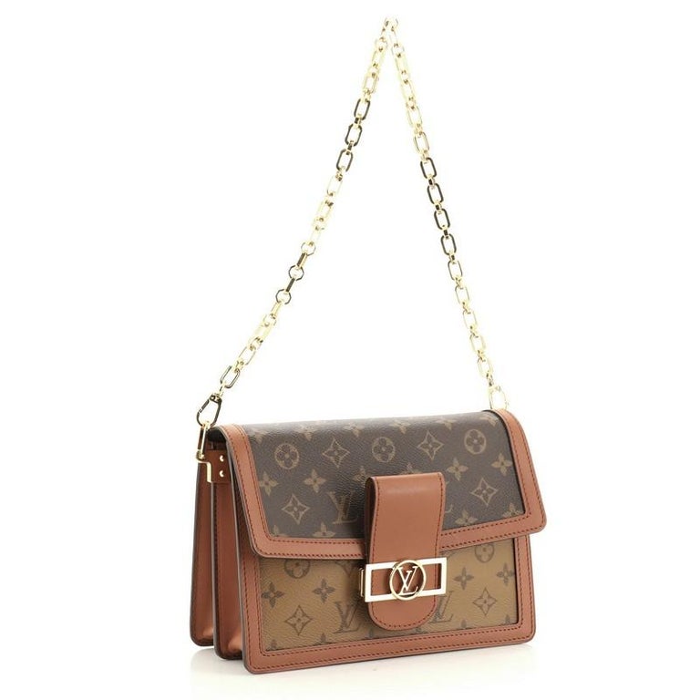 Louis Vuitton Dauphine Shoulder Bag Reverse Monogram Canvas MM at 1stDibs neverfull gm louis