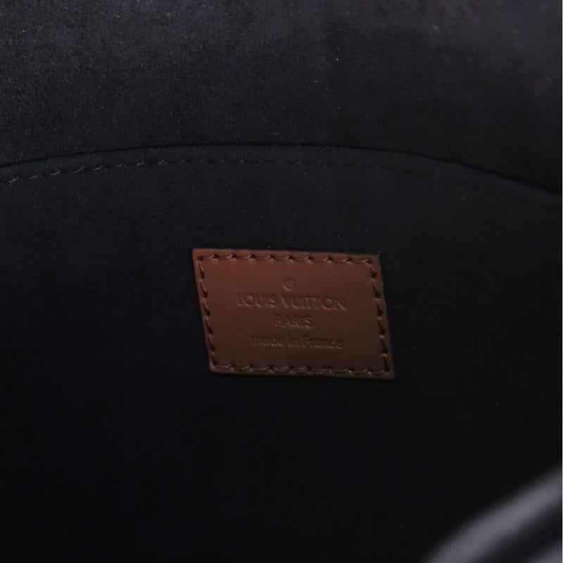 Brown Louis Vuitton Dauphine Shoulder Bag Reverse Monogram Canvas MM