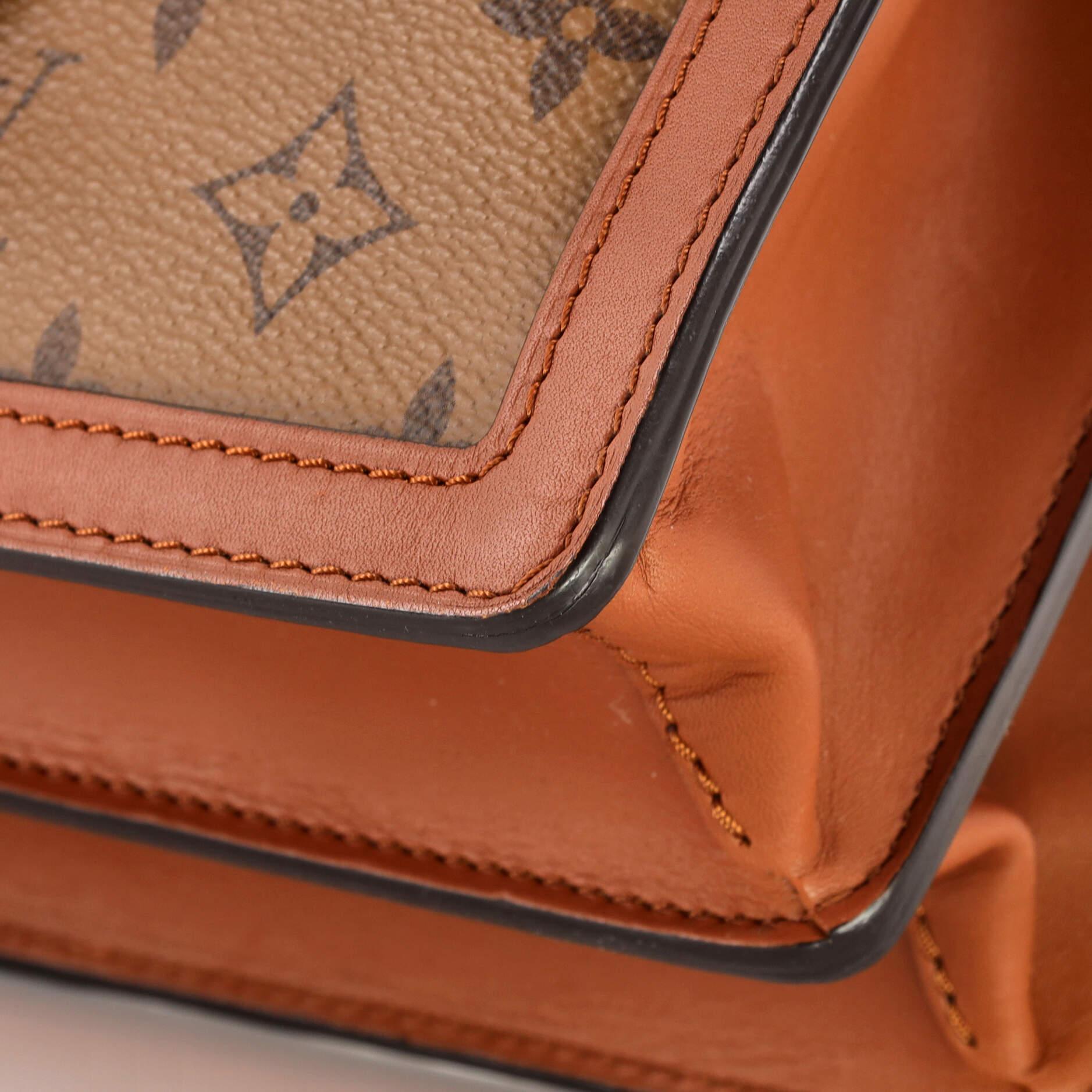 Louis Vuitton Dauphine Shoulder Bag Reverse Monogram Canvas MM 3