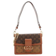 Used louis vuitton DAUPHINE MONOGRAM REVERSIBLE BELT HANDBAGS