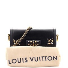 Louis Vuitton Dauphine Shoulder Bag Studded Leather Mini