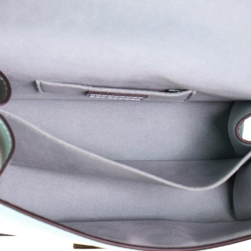 Blue Louis Vuitton Dauphine Shoulder Bag Taurillon Leather Mini