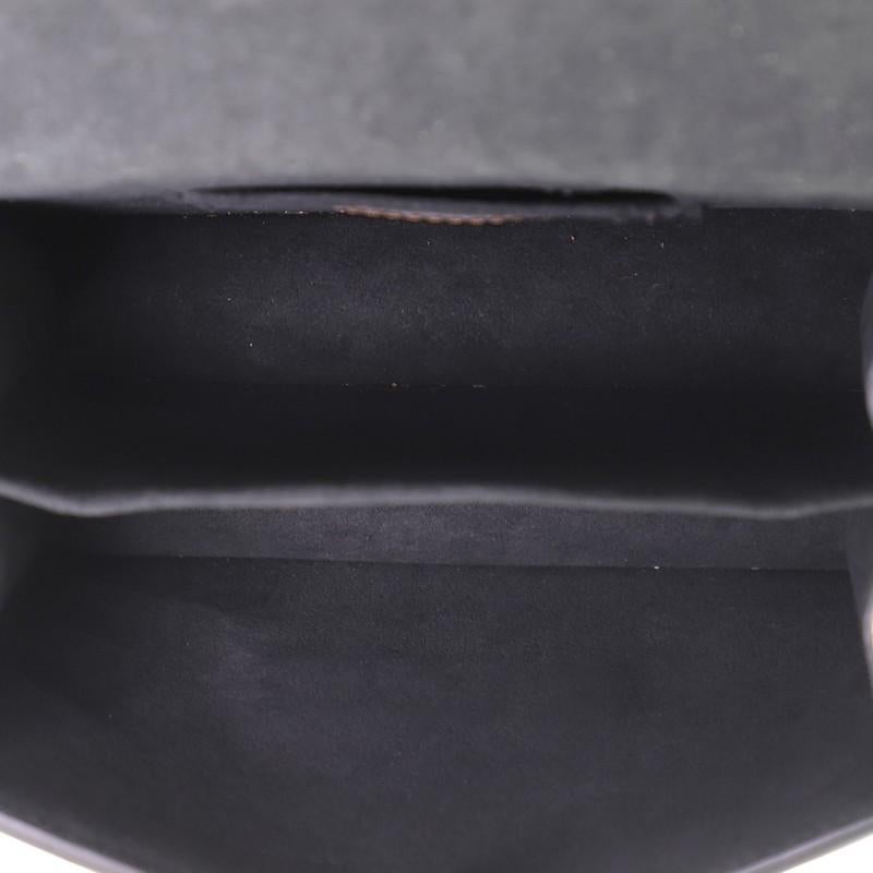 Brown Louis Vuitton Dauphine Shoulder Bag Taurillon Leather Mini