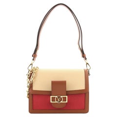 Louis Vuitton Dauphine Umhängetasche Taurillon Leder MM