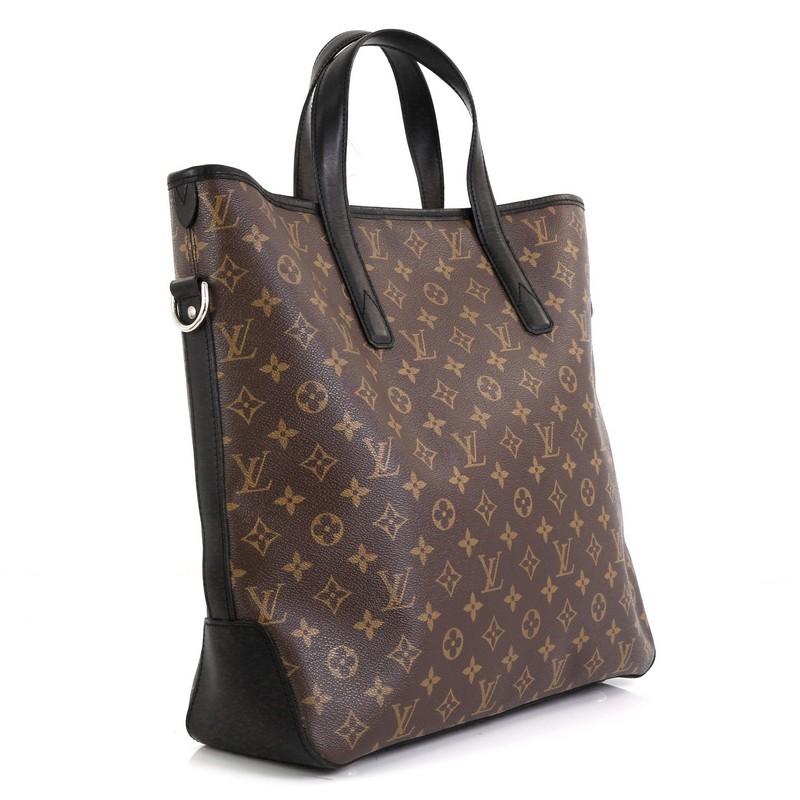 Black Louis Vuitton Davis Handbag Macassar Monogram Canvas