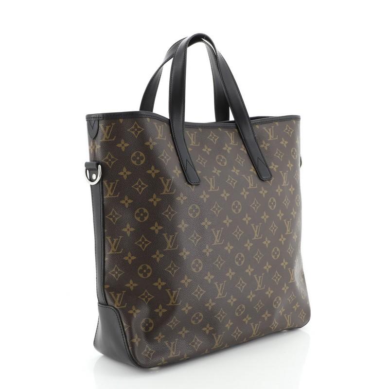 Black Louis Vuitton Davis Handbag Macassar Monogram Canvas