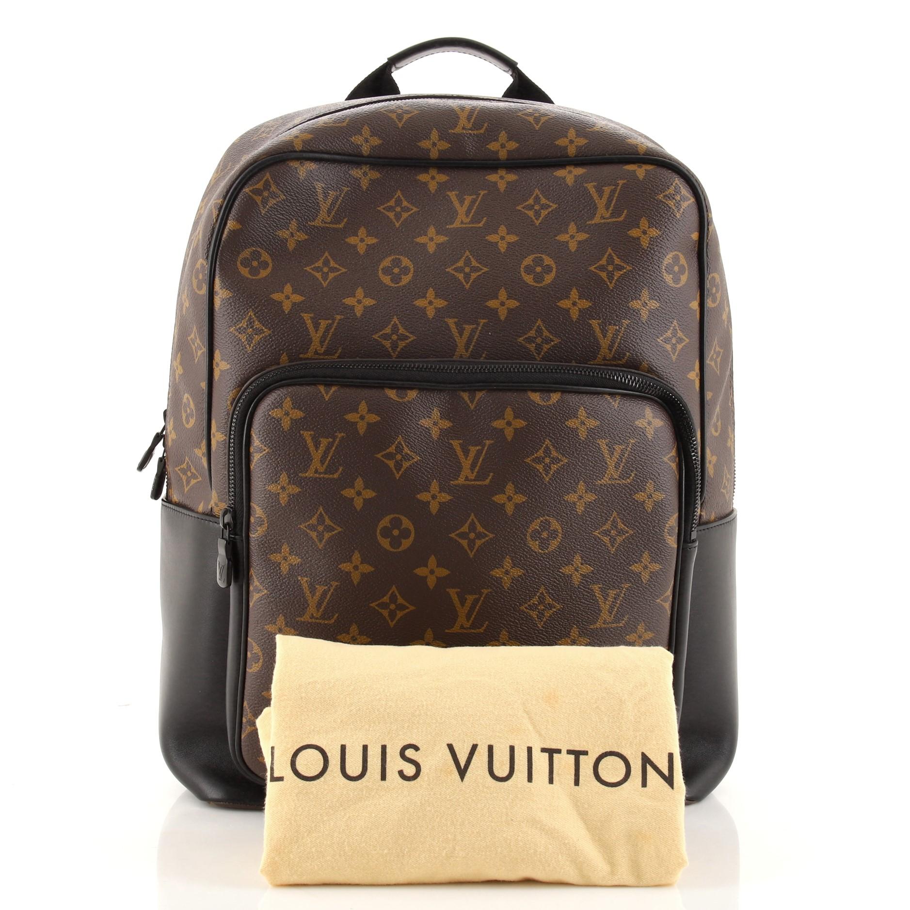 Louis Vuitton Dean Backpack Grey in Cowhide Leather - GB