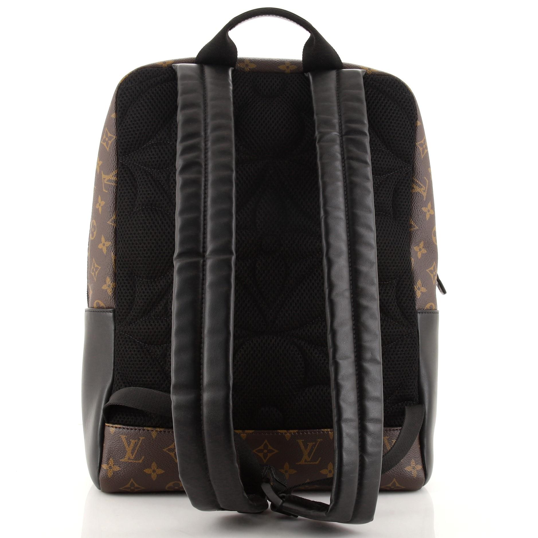 Louis Vuitton Dean Backpack Macassar Monogram Canvas In Good Condition In NY, NY