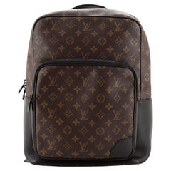 Dean Rucksack aus Makassar-Leinwand mit Monogramm von Louis Vuitton