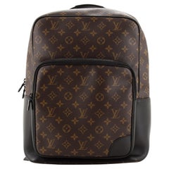 Louis Vuitton Dean Backpack Monogram Macassar Canvas And Cow