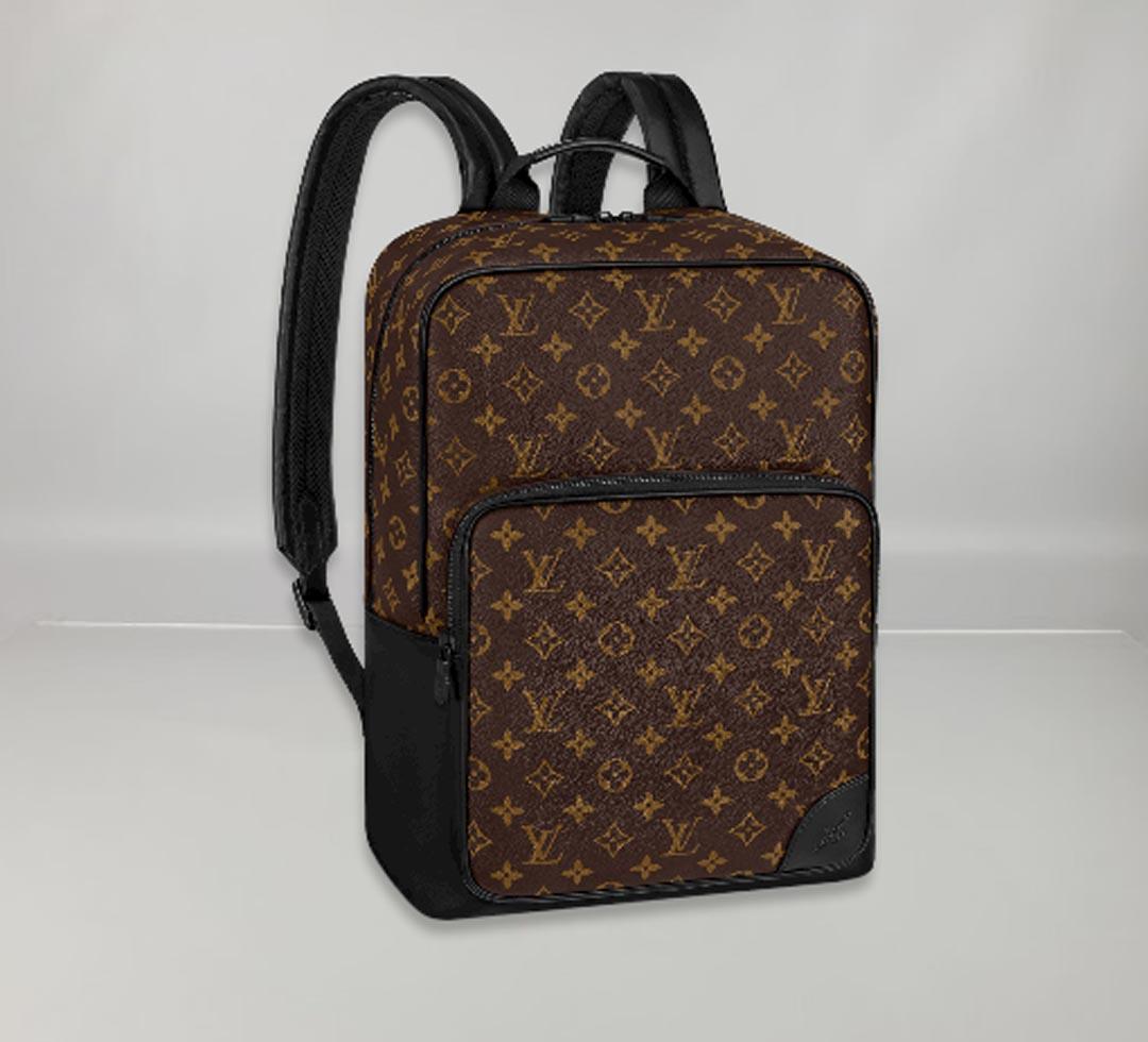 Louis Vuitton Dean Backpack Monogram Macassar Canvas And Cow Leather 1