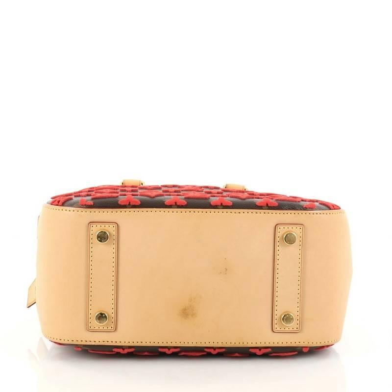 Louis Vuitton Deauville Cube Bag Limited Edition Monogram Canvas Tuffetage In Good Condition In NY, NY