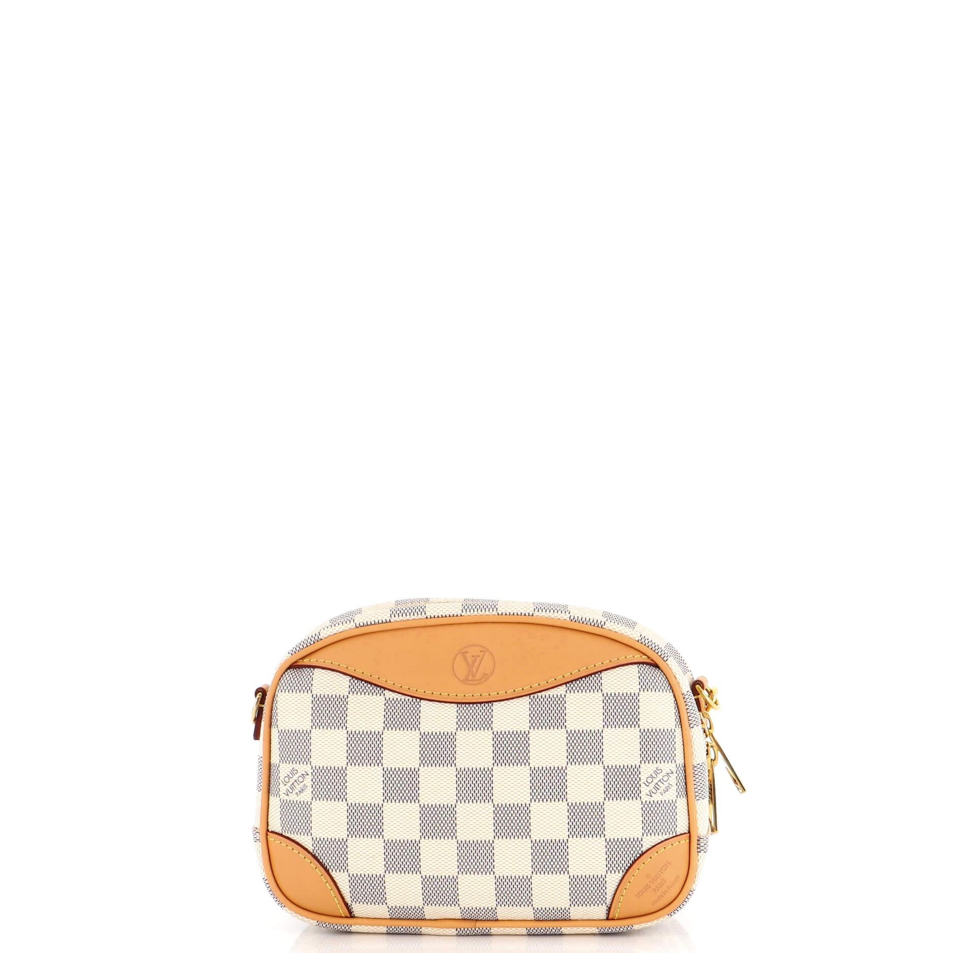 Louis Vuitton Deauville Handbag Damier Mini In Good Condition In NY, NY