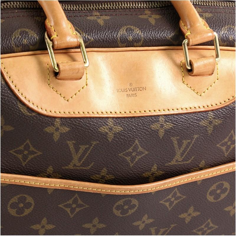  Louis Vuitton Deauville Handbag Monogram Canvas 1