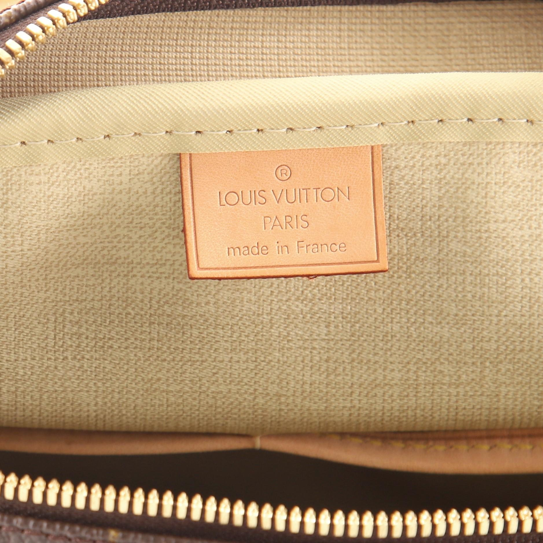 Louis Vuitton Deauville-Handtasche aus Segeltuch mit Monogramm 2