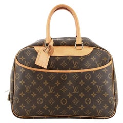 Louis Vuitton Deauville Handbag Monogram Canvas