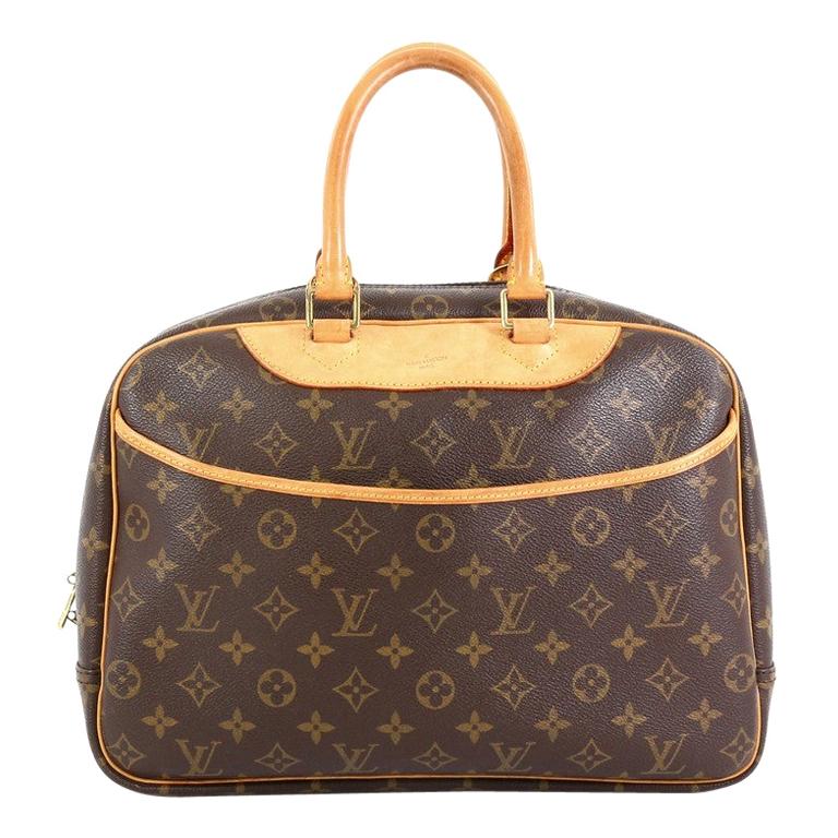  Louis Vuitton Deauville Handbag Monogram Canvas