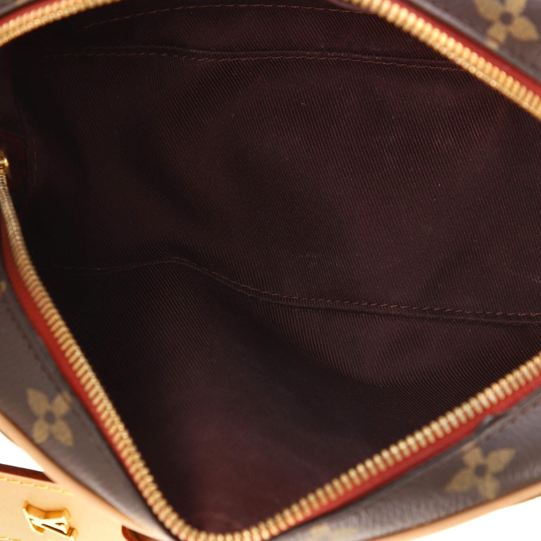 Women's or Men's Louis Vuitton Deauville Handbag Monogram Canvas Mini