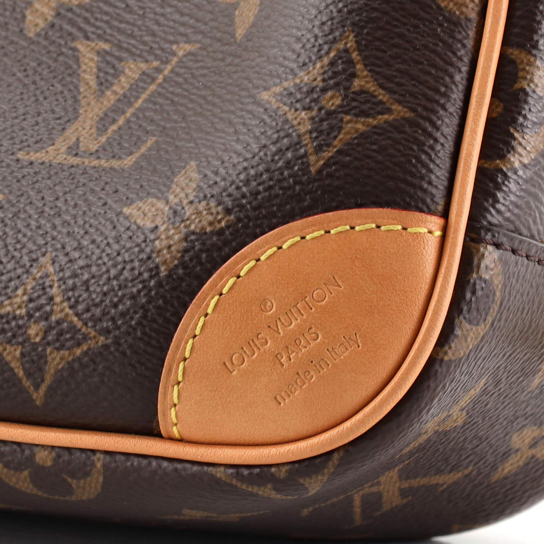 Louis Vuitton Deauville Handbag Monogram Canvas Mini In Good Condition In NY, NY