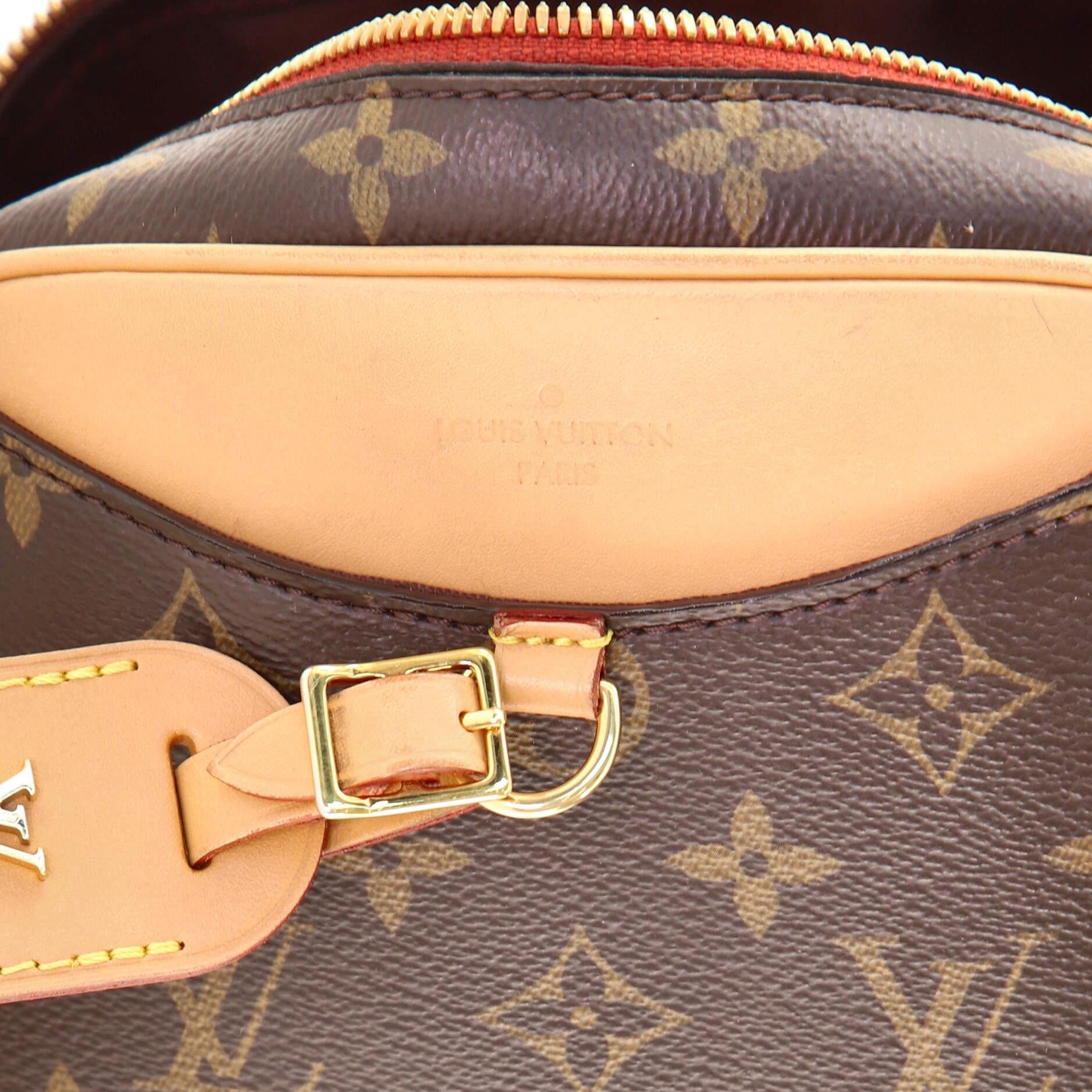 Louis Vuitton Deauville Handbag Monogram Canvas Mini 1