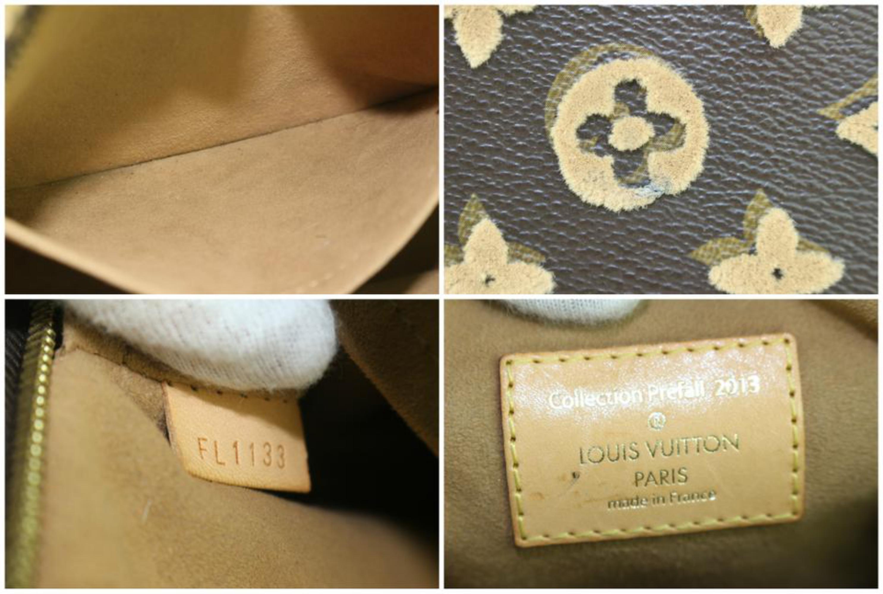 Gray Louis Vuitton Deauville Limited Tuffetage Cube Caramel 6lz1130 Brown Satchel For Sale