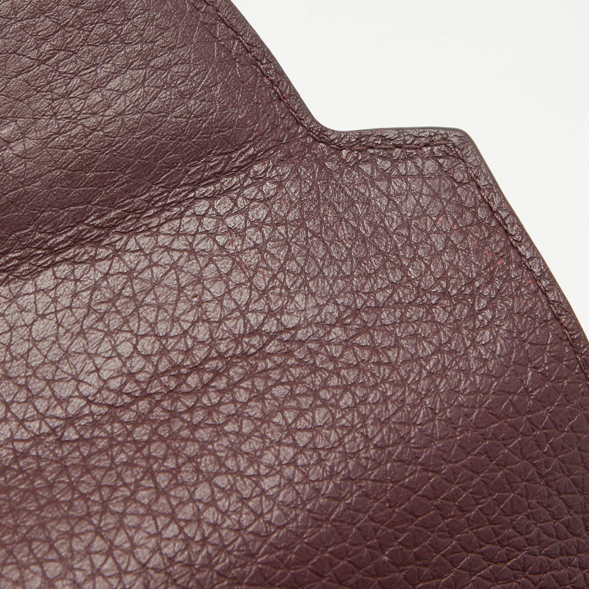 Louis Vuitton sac BB Capucines violet profond/beige en cuir et python en vente 2