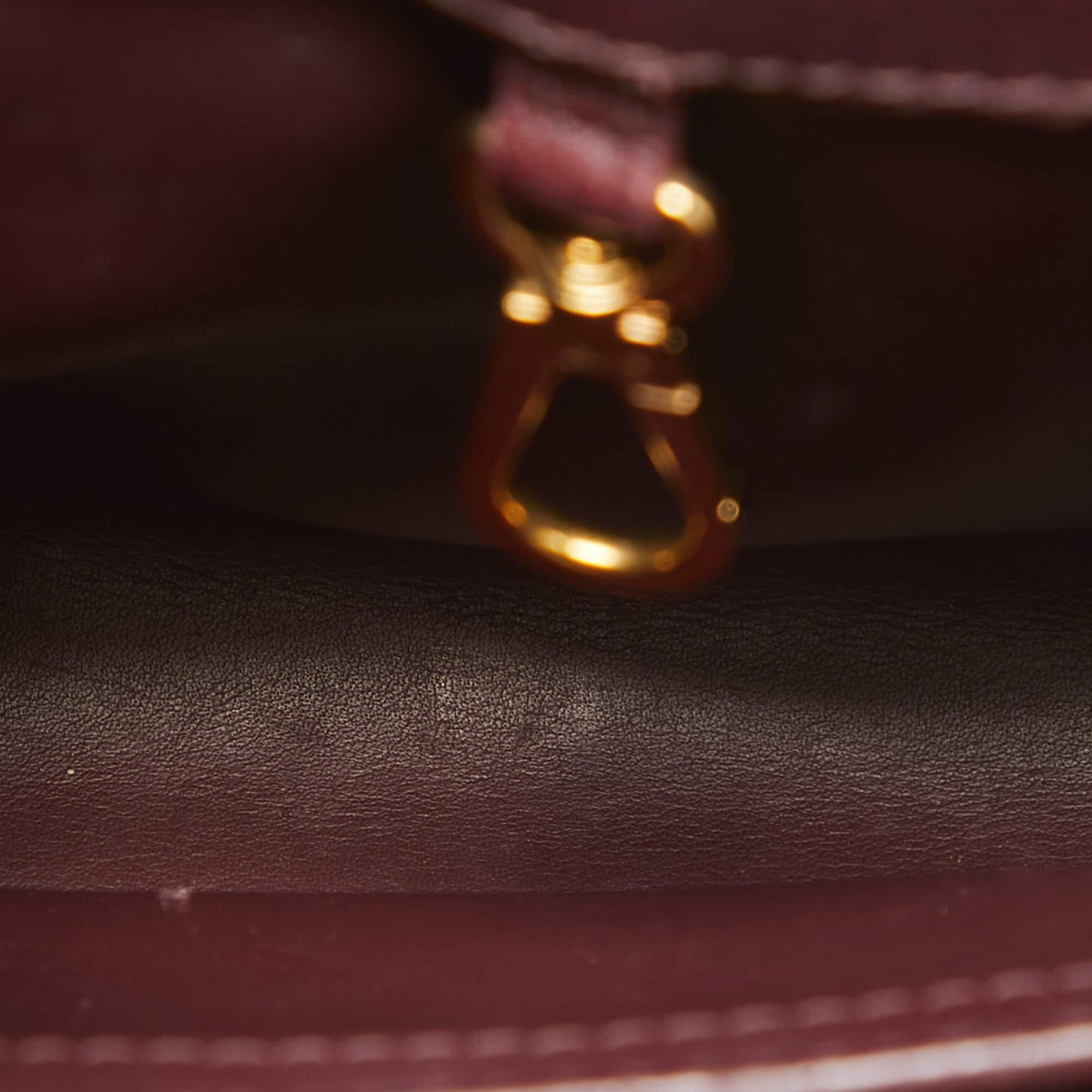 Louis Vuitton sac BB Capucines violet profond/beige en cuir et python en vente 3