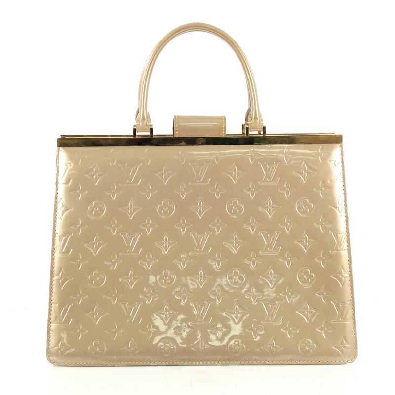 Louis Vuitton Deesse Handbag Monogram Vernis GM In Good Condition In NY, NY