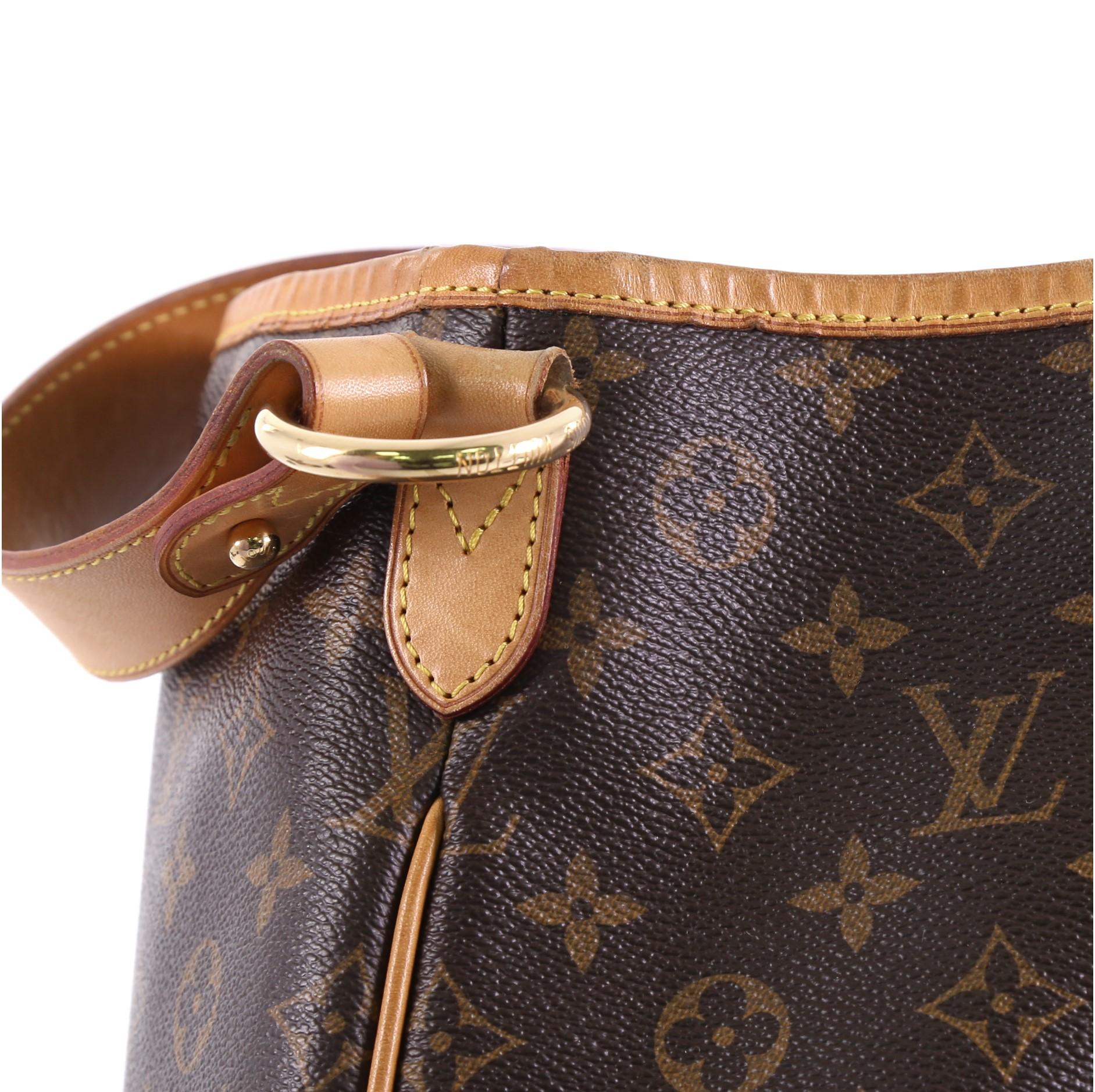 Gray Louis Vuitton Delightful Handbag Monogram Canvas MM