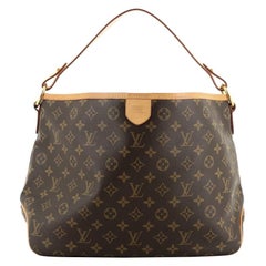 Louis Vuitton Delightful NM Handbag Monogram Canvas MM Brown 2416601