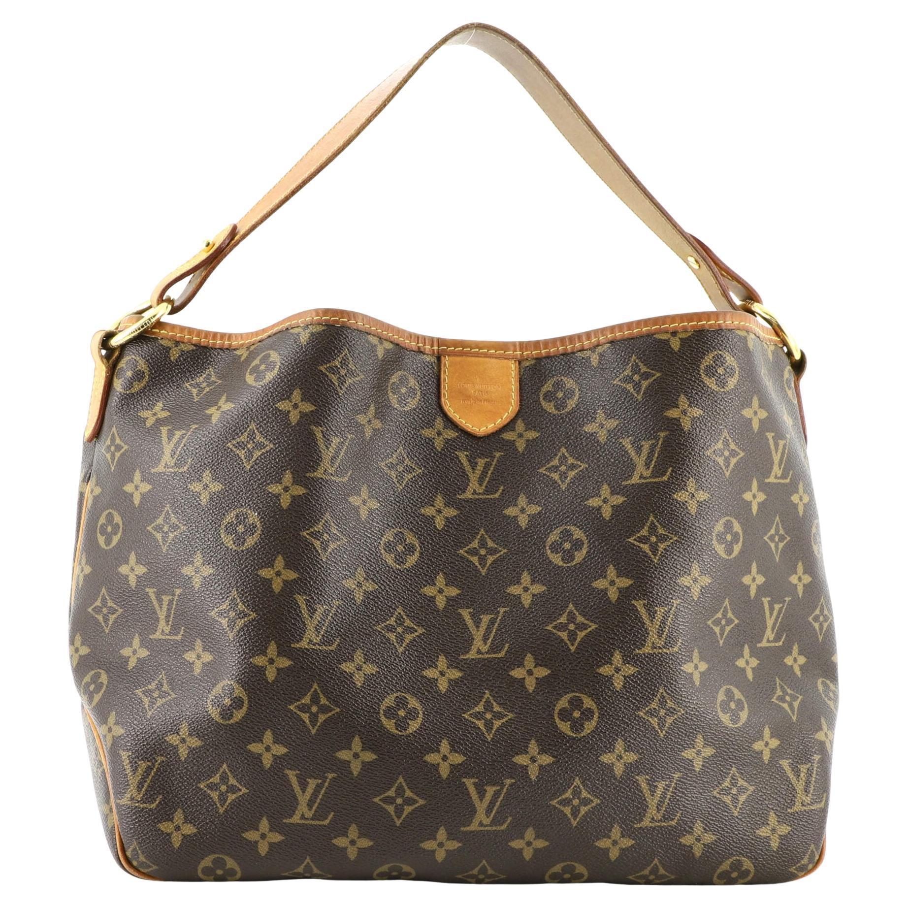 Louis Vuitton Delightful Handbag Monogram Canvas MM at 1stDibs louis