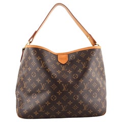 Louis Vuitton Delightful Handtasche Monogramm Segeltuch PM