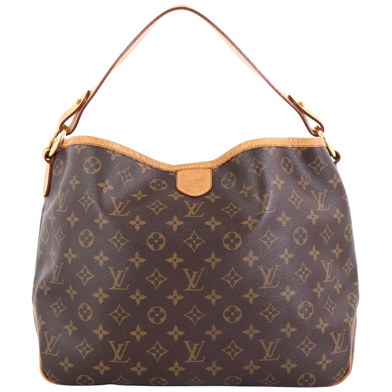 Louis Vuitton Brown Monogram Coated Canvas and Vachetta Leather Sully MM at  1stDibs