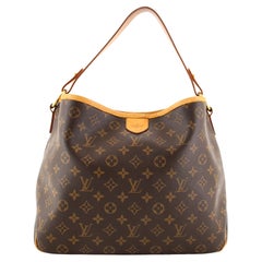 Louis Vuitton Delightful Handtasche mit Monogramm aus Segeltuch PM