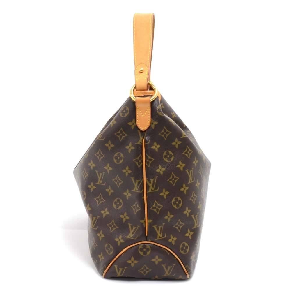 Louis Vuitton Delightful MM Monogram Canvas Shoulder Tote Bag In Good Condition In Fukuoka, Kyushu