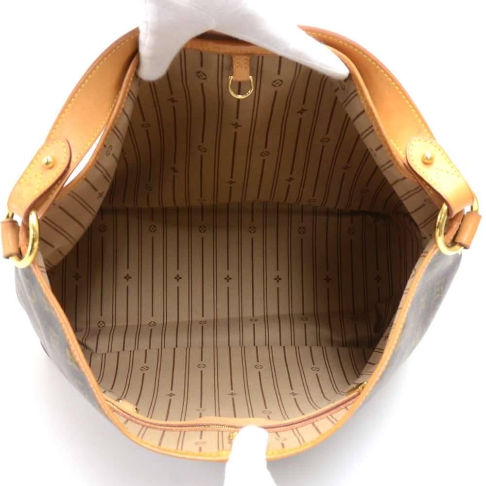 Louis Vuitton Delightful MM Monogram Canvas Shoulder Tote Bag 4