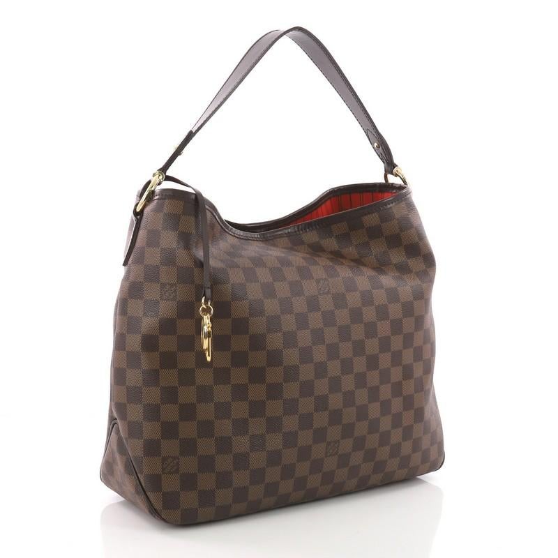 Black Louis Vuitton Delightful NM Handbag Damier MM
