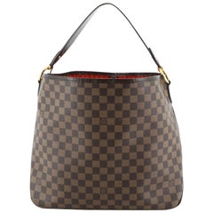 LOUIS VUITTON Damier Ebene Delightful MM NM Bag